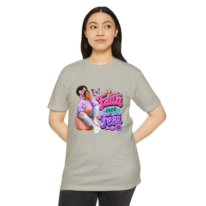 Faith Over Fear T‑Shirt — Inspirational Christian Graphic Tee