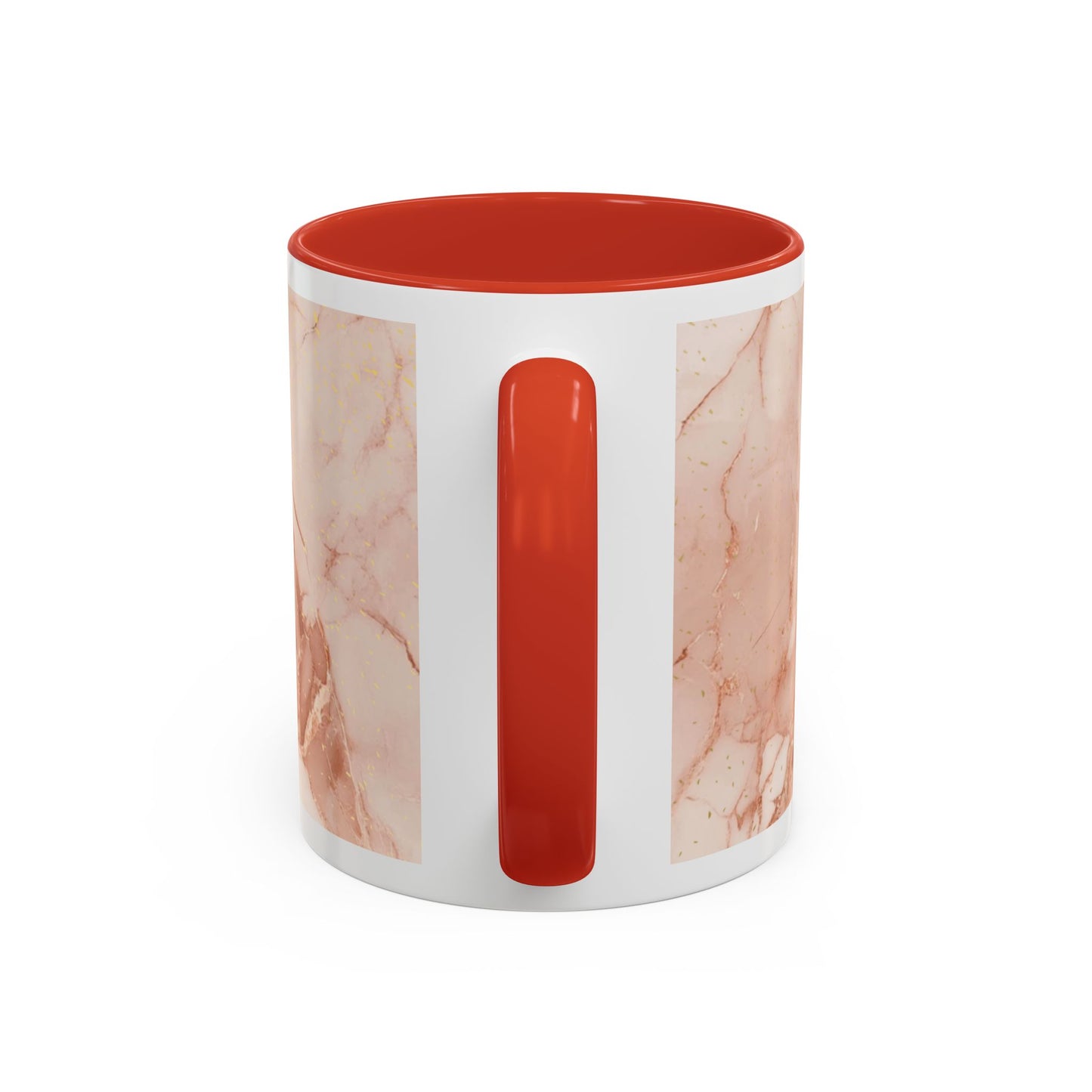 Mom Marble Accent Coffee Mug — Rose Gold & Gold Vein 11/15oz Gift