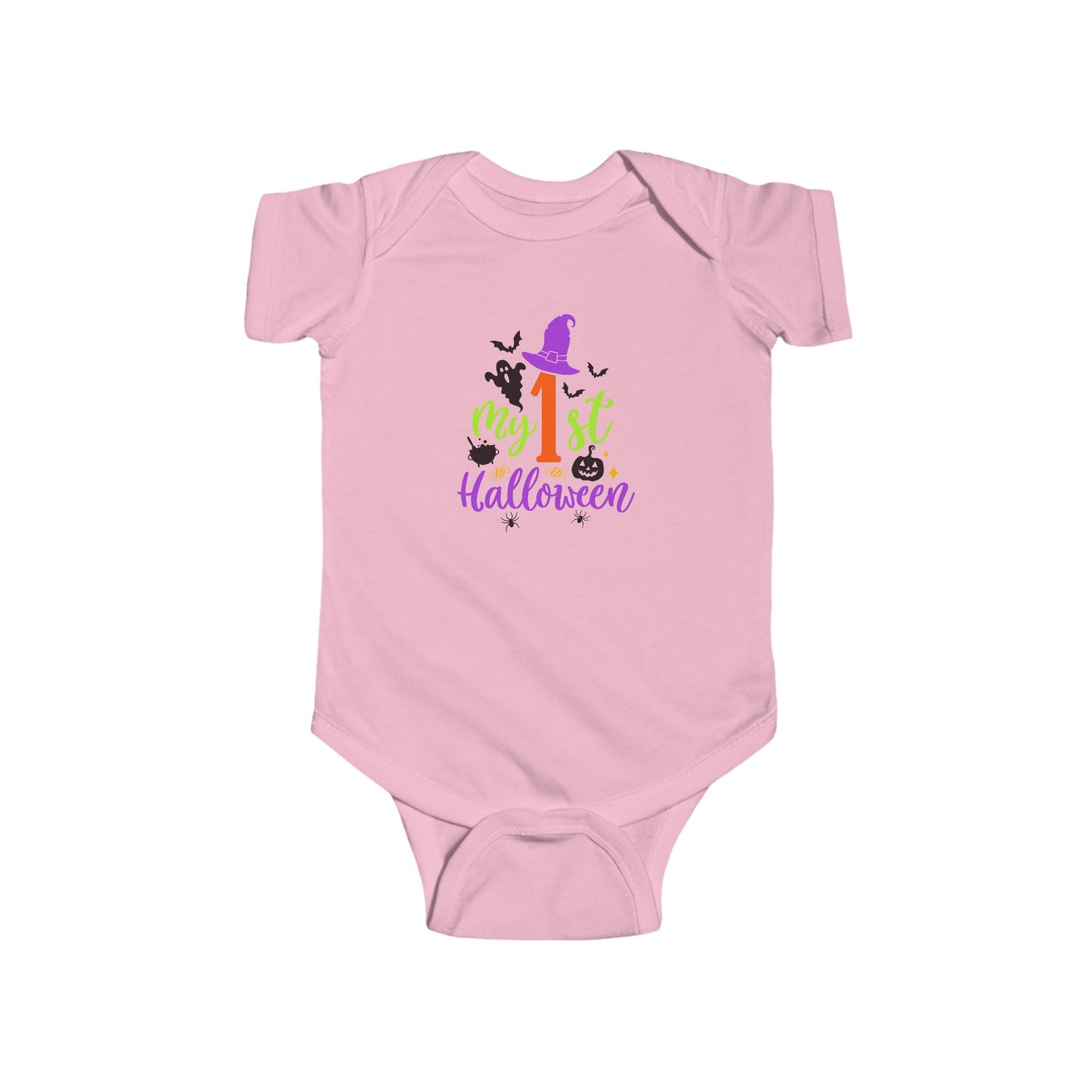 Infant Bodysuit - "My 1st Halloween" Cute Witch Baby Halloween Onesie