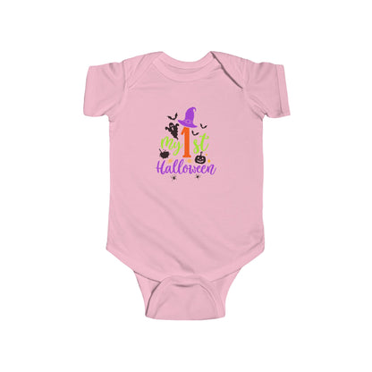 Infant Bodysuit - "My 1st Halloween" Cute Witch Baby Halloween Onesie