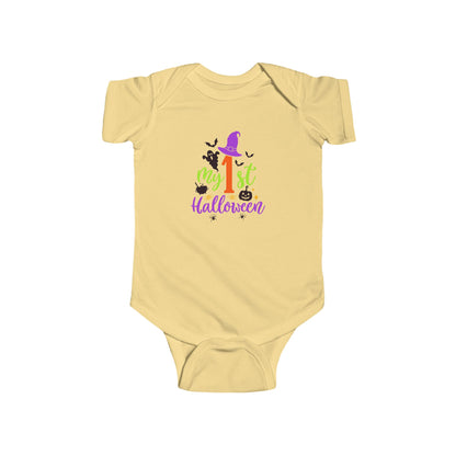 Infant Bodysuit - "My 1st Halloween" Cute Witch Baby Halloween Onesie