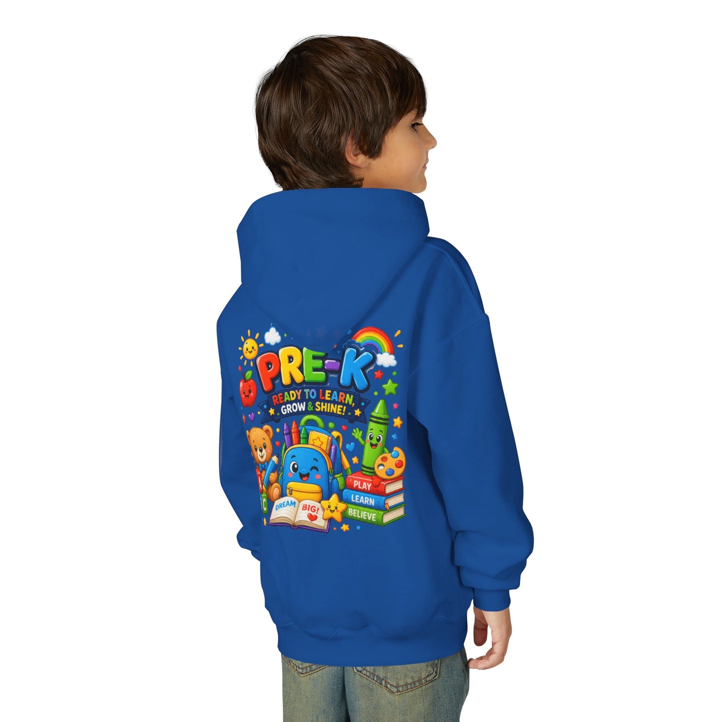 Pre-K Ready to Learn Youth Hoodie – Cute Back-to-School Preschool Sweatshirt