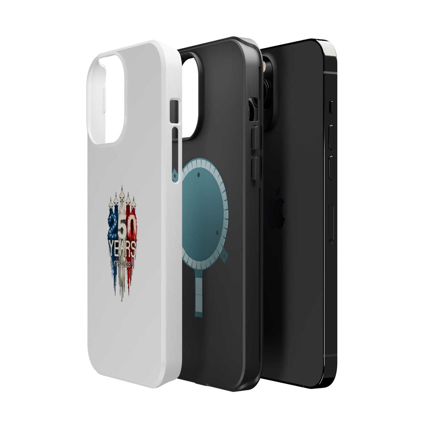 50 Years Patriotic iPhone Case — American Flag Anniversary Magnetic Impact-Resistant Case