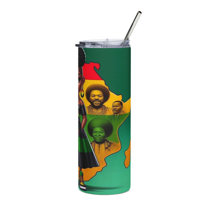 Black 365 Days Stainless Steel Tumbler – Pan-African Pride 20oz Travel Cup