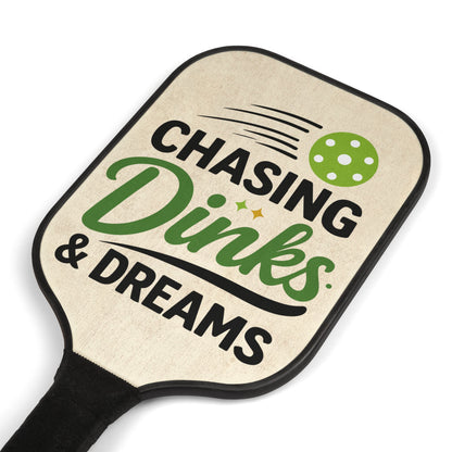 Pickleball Paddles Set — “Chasing Dinks & Dreams” Paddle Kit with 2 Balls