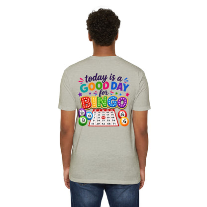 Bingo T-Shirt — "Today Is a Good Day for Bingo" Colorful Game Night Tee