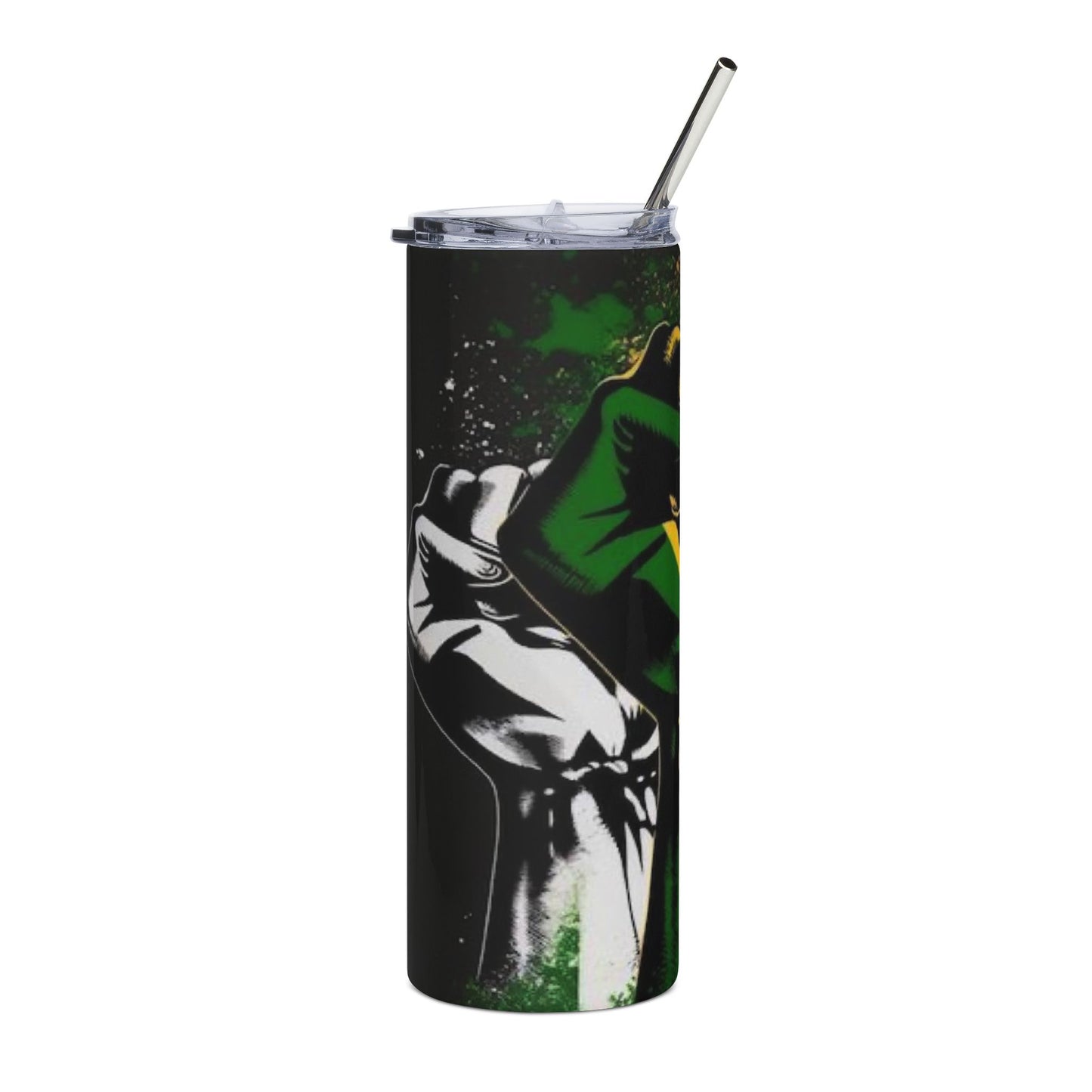 Rasta Power Fist 20oz Stainless Steel Tumbler