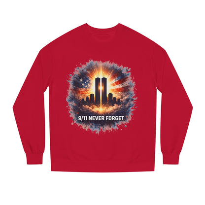 9/11 Never Forget Sweatshirt — World Trade Center Tribute Crewneck