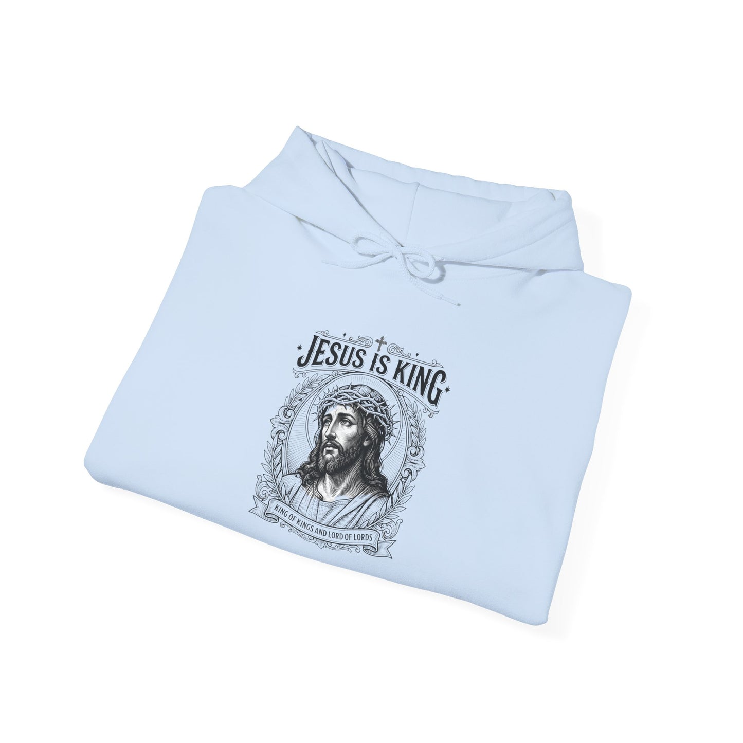 Jesus Is King Hoodie — Vintage Religious Graphic Christian Sweatshirt