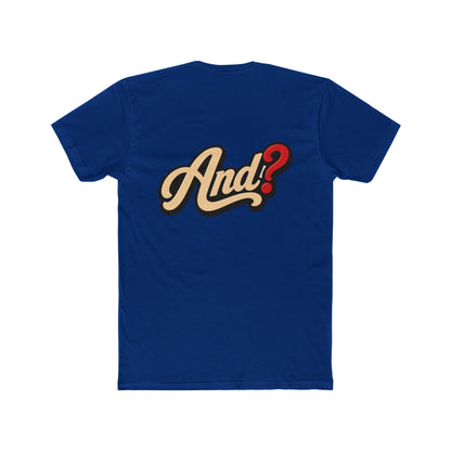 And? Graphic Tee — Retro Script Question Mark Shirt