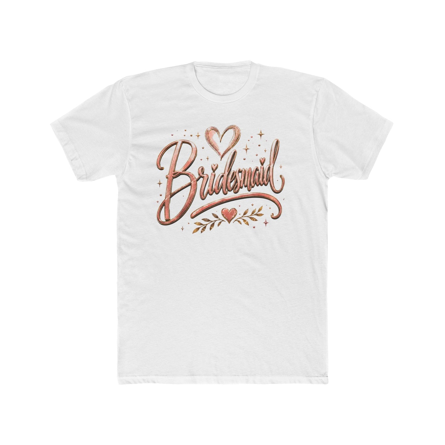 Bridesmaid Rose Gold Script T-Shirt