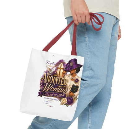 Anointed Woman Tote Bag – 'Called to Serve' Faithful Church Purse