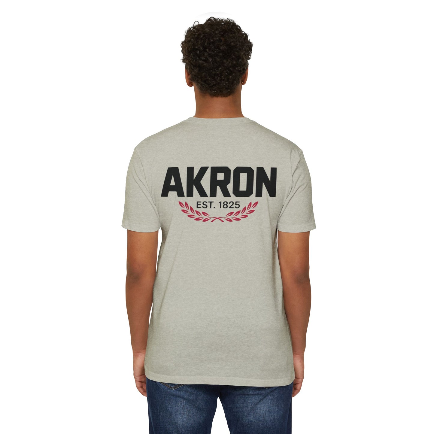 Akron EST. 1825 Retro City T-Shirt — Vintage Collegiate Tee