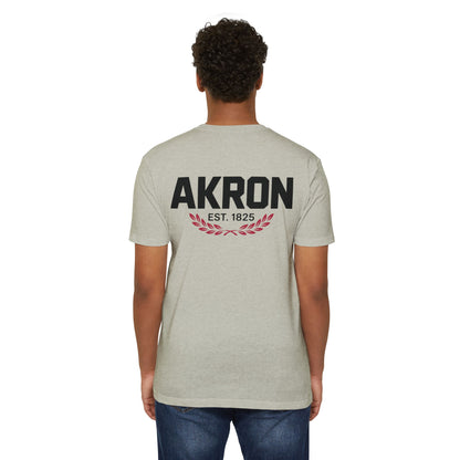 Akron EST. 1825 Retro City T-Shirt — Vintage Collegiate Tee