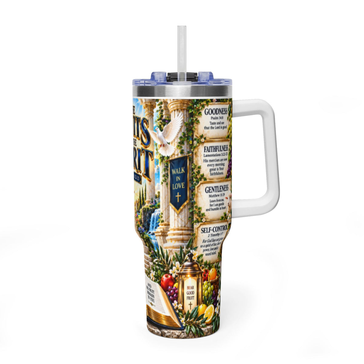 Fruits of the Spirit 40oz Vacuum Tumbler