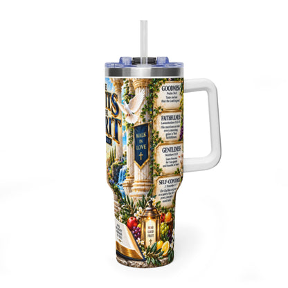 Fruits of the Spirit 40oz Vacuum Tumbler