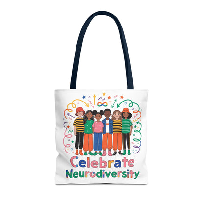 Celebrate Neurodiversity Tote Bag — Inclusive Pride Reusable Shopper