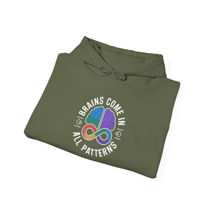 Brains Come in All Patterns Hoodie