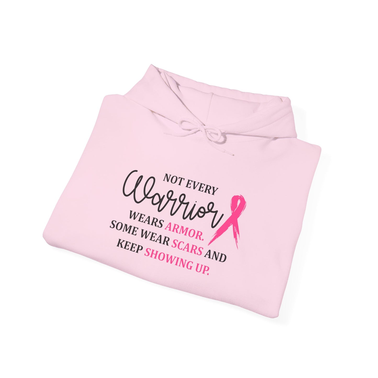 Not Every Warrior Wears Armor Breast Cancer Awareness Hoodie