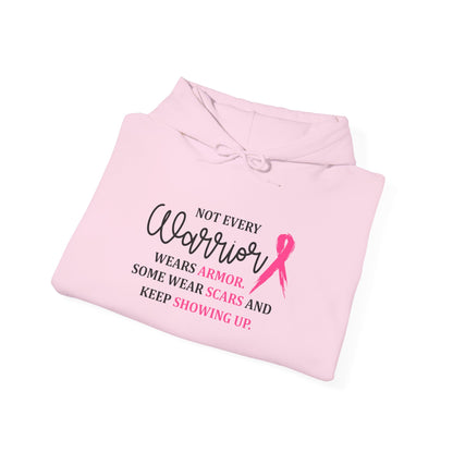 Not Every Warrior Wears Armor Breast Cancer Awareness Hoodie