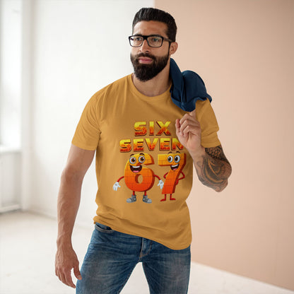 Six Seven 67 Cartoon Tee – Funny Number Graphic T-Shirt