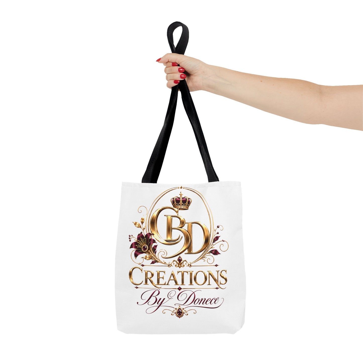 Creations By Donece Logo Tote Bag — Luxury Monogram Canvas Tote