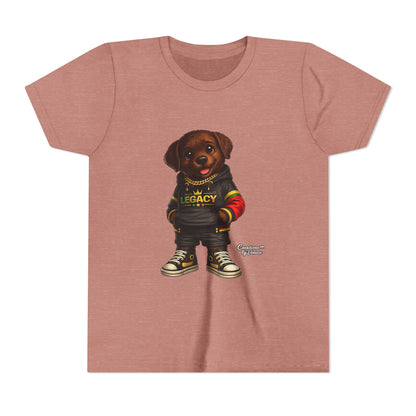 Youth Dog Tee — 'Legacy' Streetwear Puppy Graphic Shirt