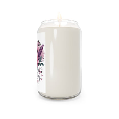 Mother’s Day Scented Soy Candle 13.75oz — “Happy Mother’s Day To The Best Mom Ever I Love You” Floral Jar