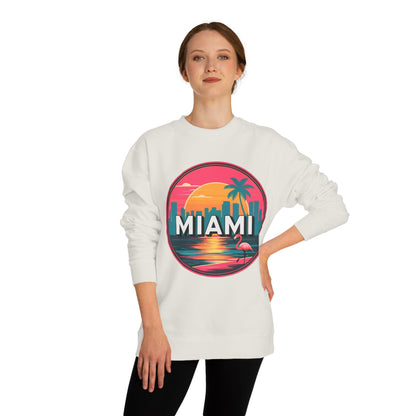 Miami Sunset Crewneck Sweatshirt