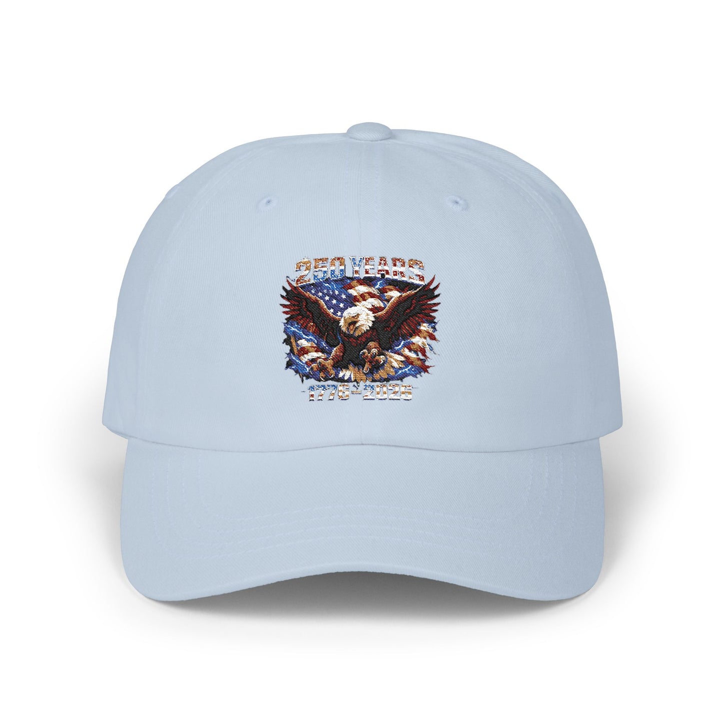 Eagle Americana Dad Cap — Patriotic Bald Eagle Embroidered Baseball Hat