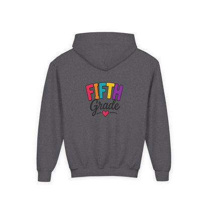 Fifth Grade Kids Hoodie - Colorful Back-to-School Sweatshirt for Students