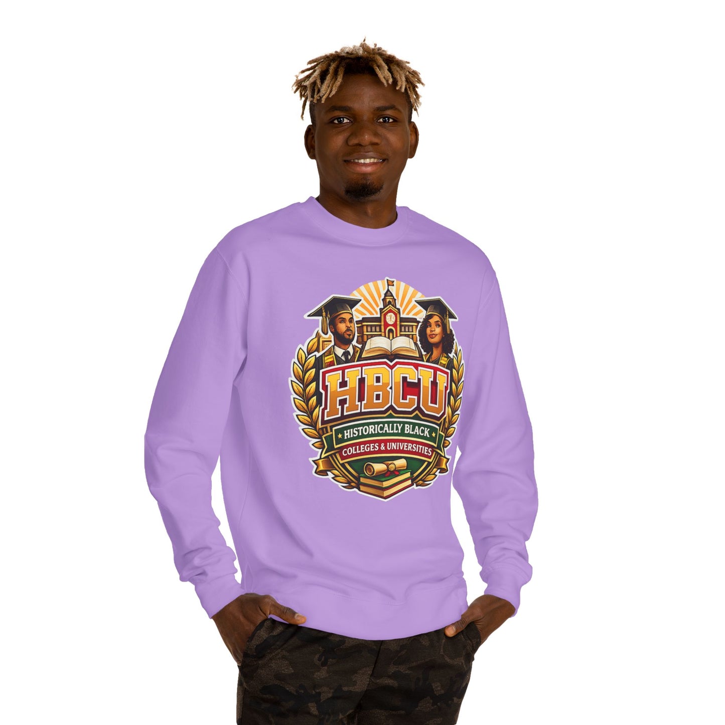 HBCU Crest Sweatshirt — Historically Black Colleges & Universities Crewneck
