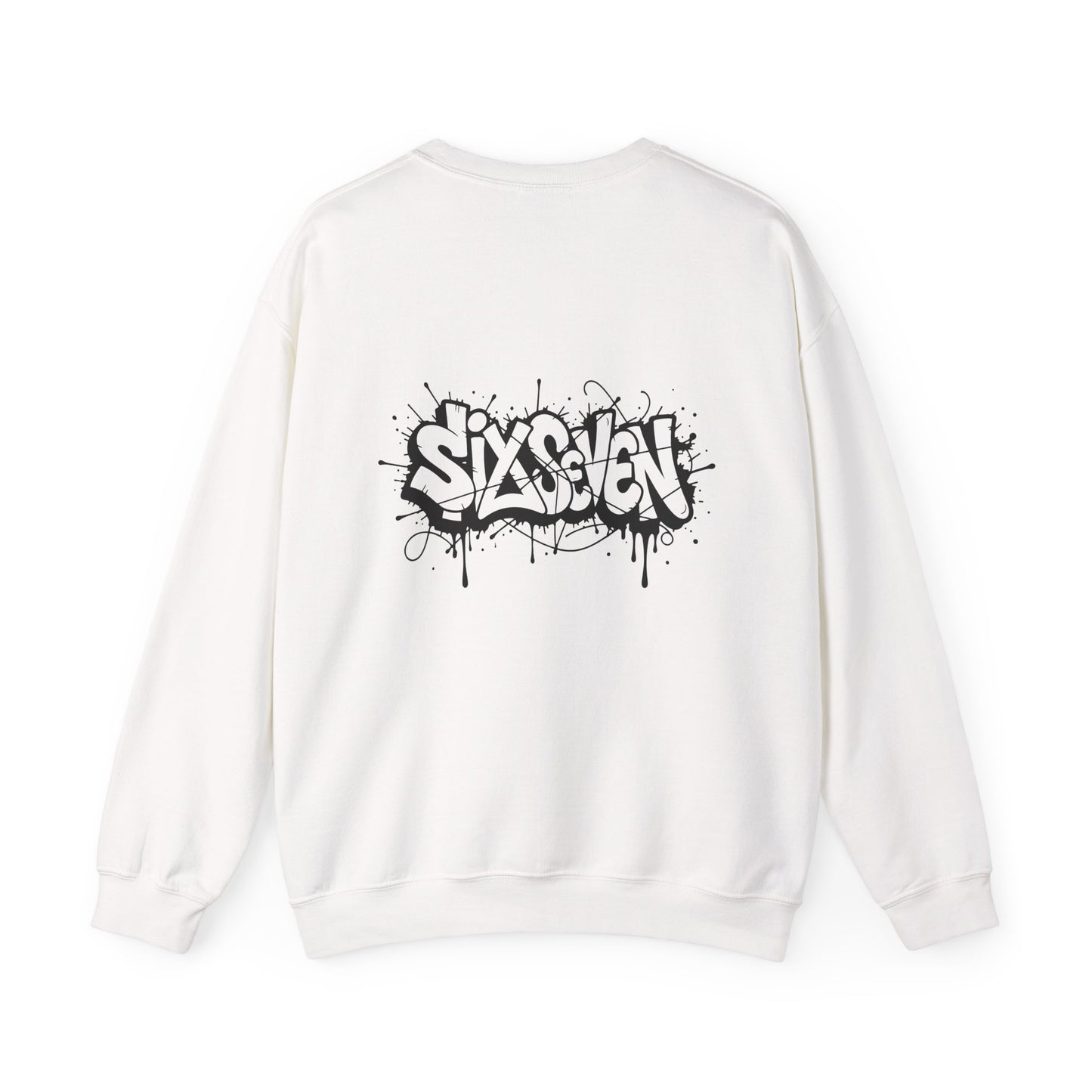 Graffiti 'Six Seven' Crewneck Sweatshirt