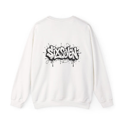 Graffiti 'Six Seven' Crewneck Sweatshirt