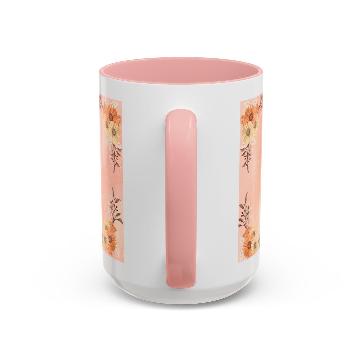 Mom Floral Accent Coffee Mug – Pink Butterfly Mother's Day Gift (11/15oz)