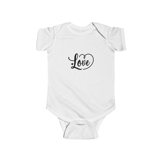 Love Heart Infant Bodysuit
