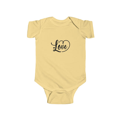 Love Heart Infant Bodysuit