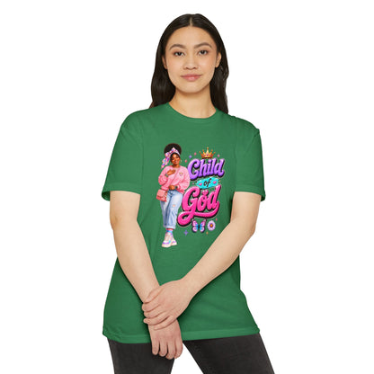 Child of God T-Shirt — Cute Pink Faith Graphic Tee for Girls