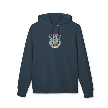 NYC Skyline Hoodie — I  New York City Retro Graphic