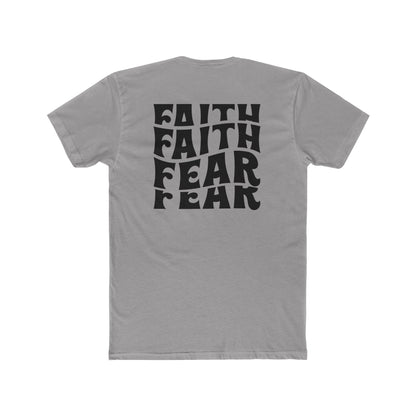 Faith Over Fear T‑Shirt — Bold Retro Typography Spiritual Tee