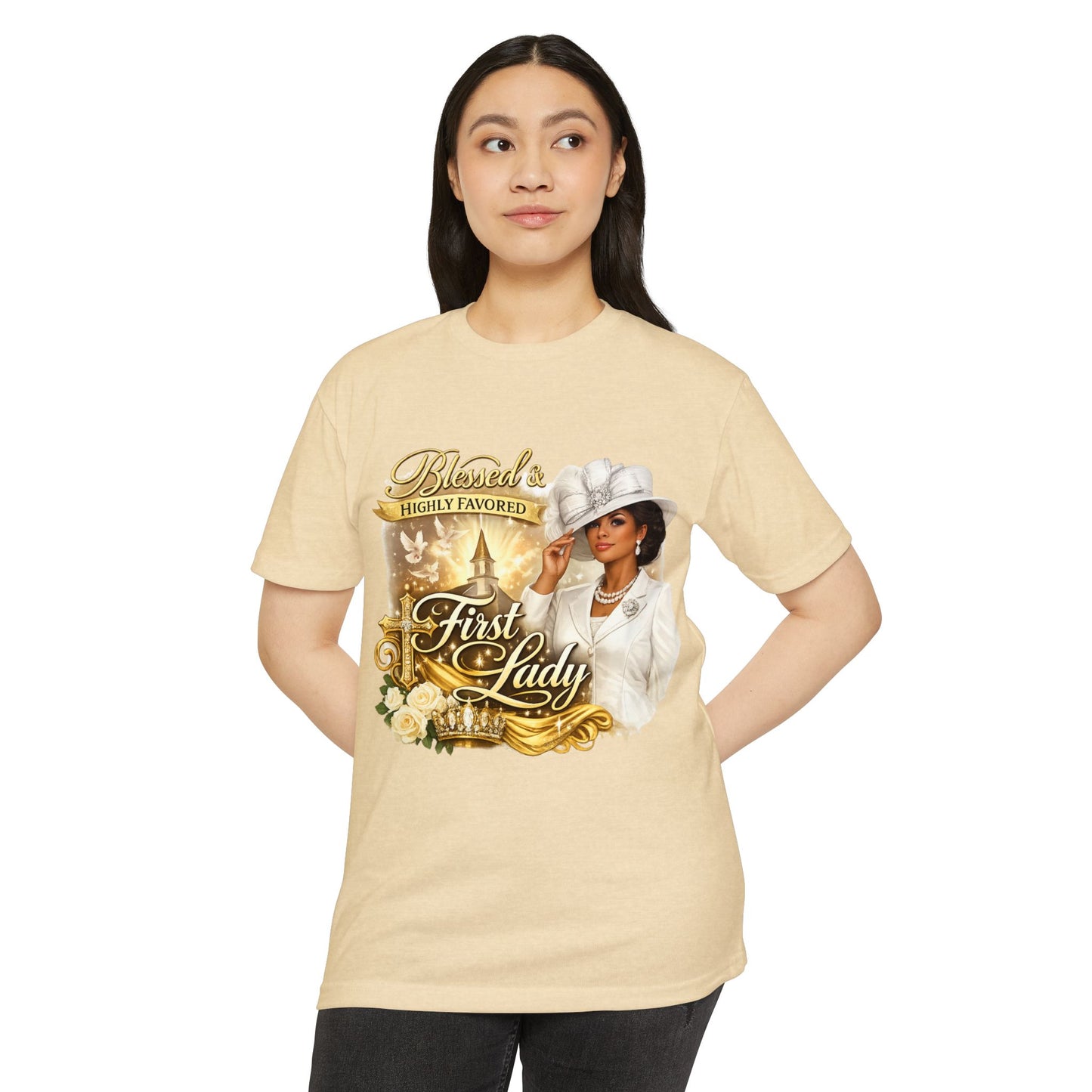 Blessed & Highly Favored First Lady T-Shirt