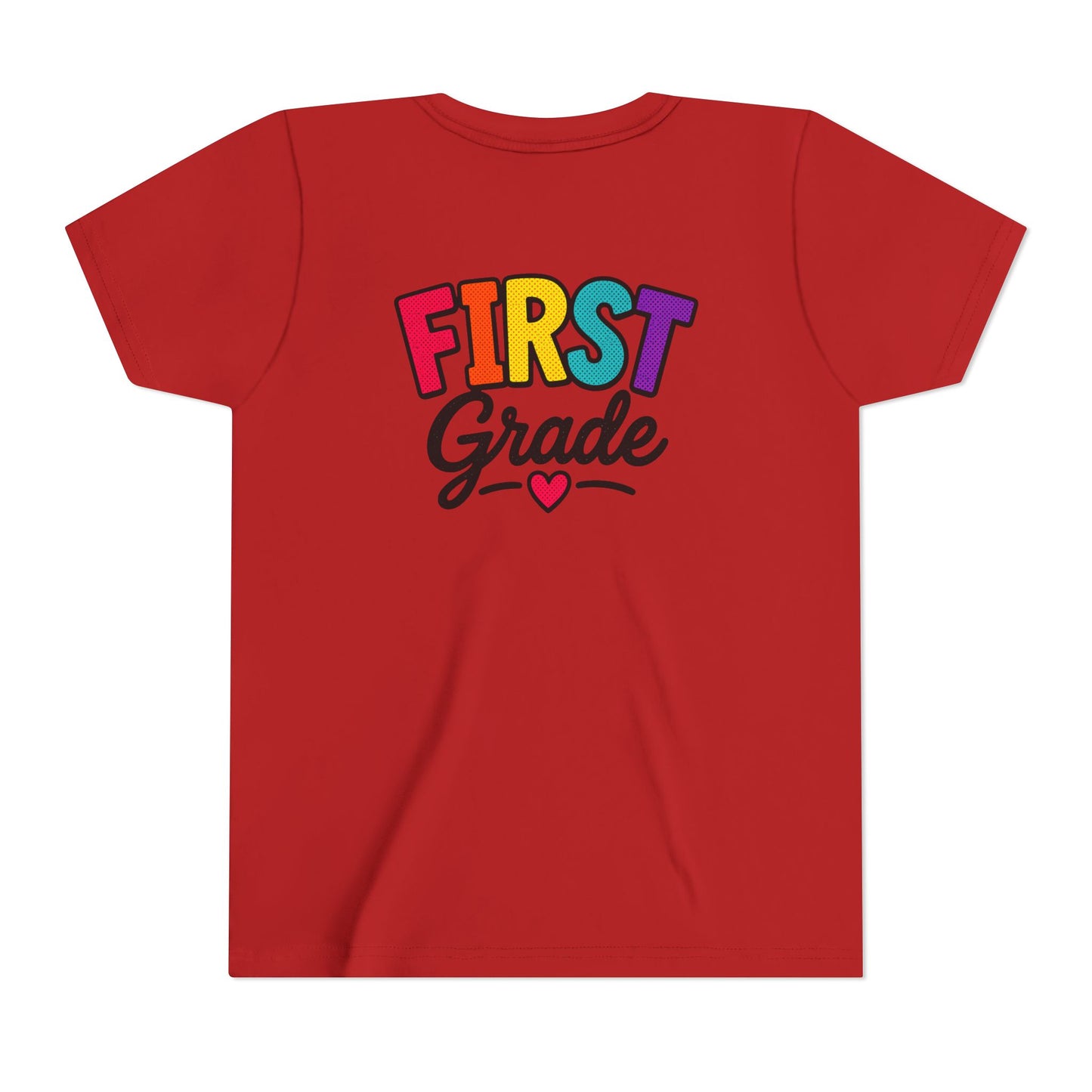 First Grade Youth T‑Shirt — Colorful Back-to-School Tee