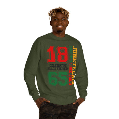 Juneteenth 1865 Sweatshirt - Celebrating Black Freedom Crewneck