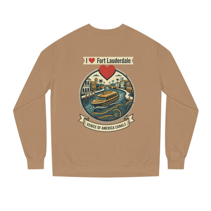 I  Fort Lauderdale Crewneck Sweatshirt — Venice of America Canals Graphic