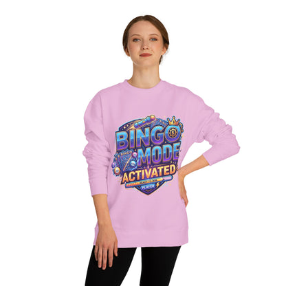 Bingo Mode Activated Sweatshirt — Fun Gamer/Player Bingo Crewneck