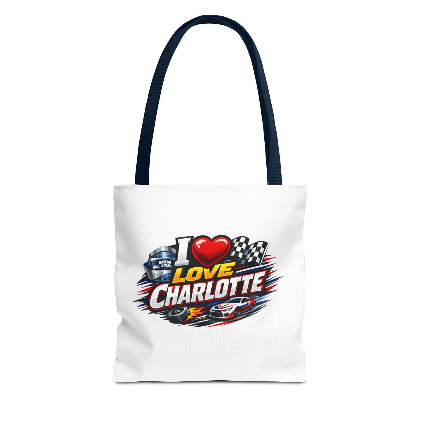 I Love Charlotte Racing Tote Bag