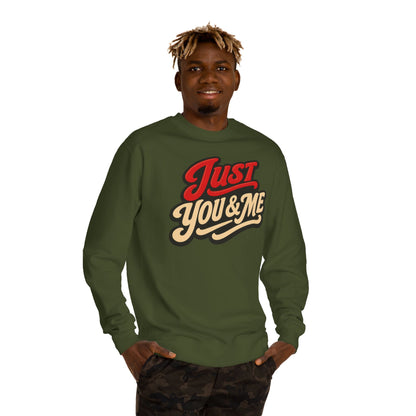 Just You & Me Sweatshirt – Retro Couples Crewneck