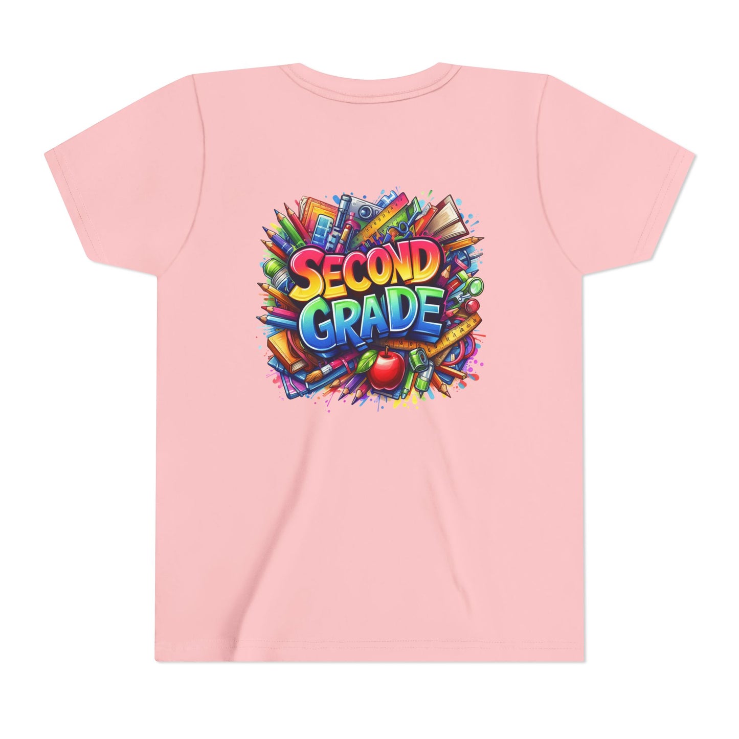 Second Grade Youth Tee — Colorful Back-to-School Kids T-Shirt
