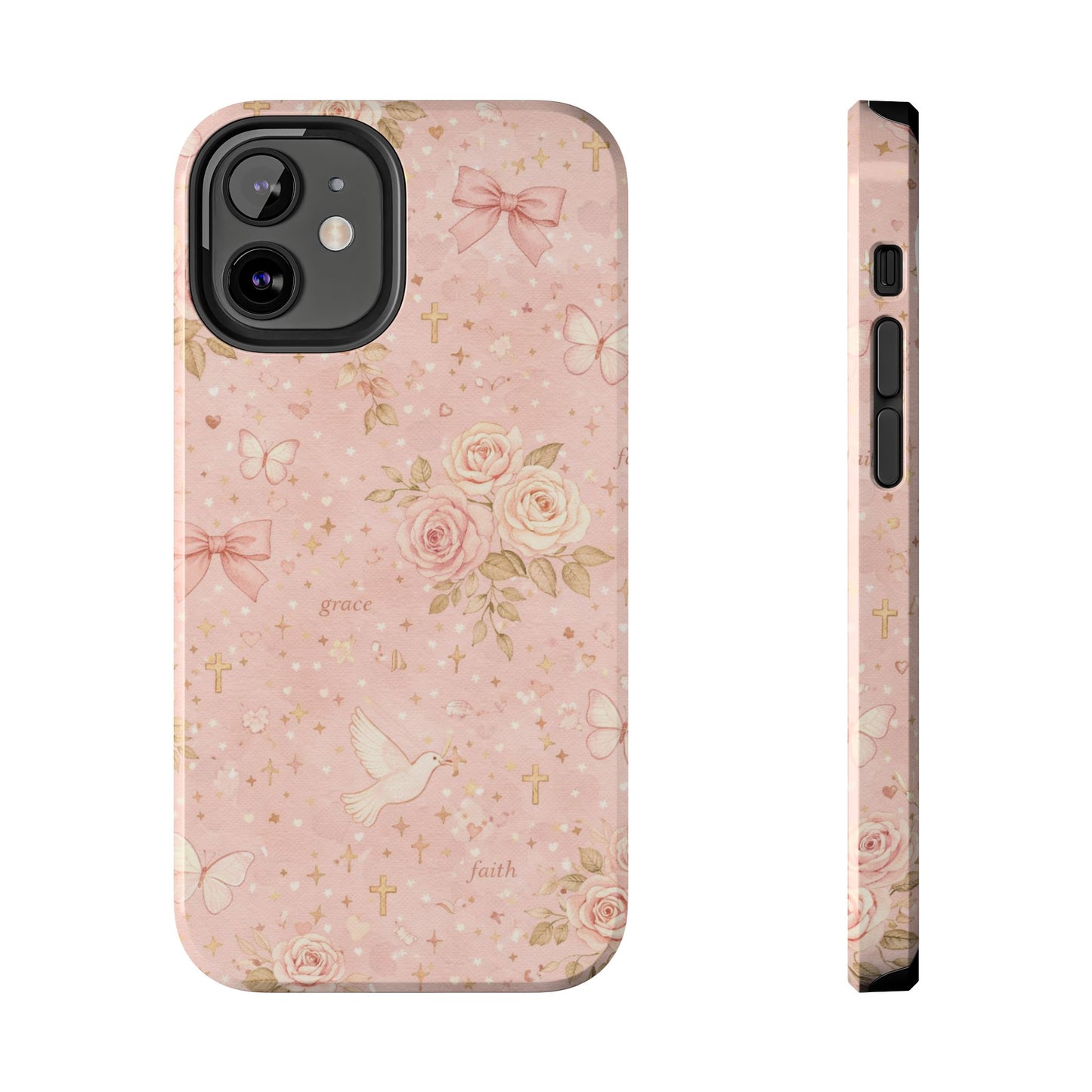 Grace Faith Phone Case | Christian floral iPhone Case