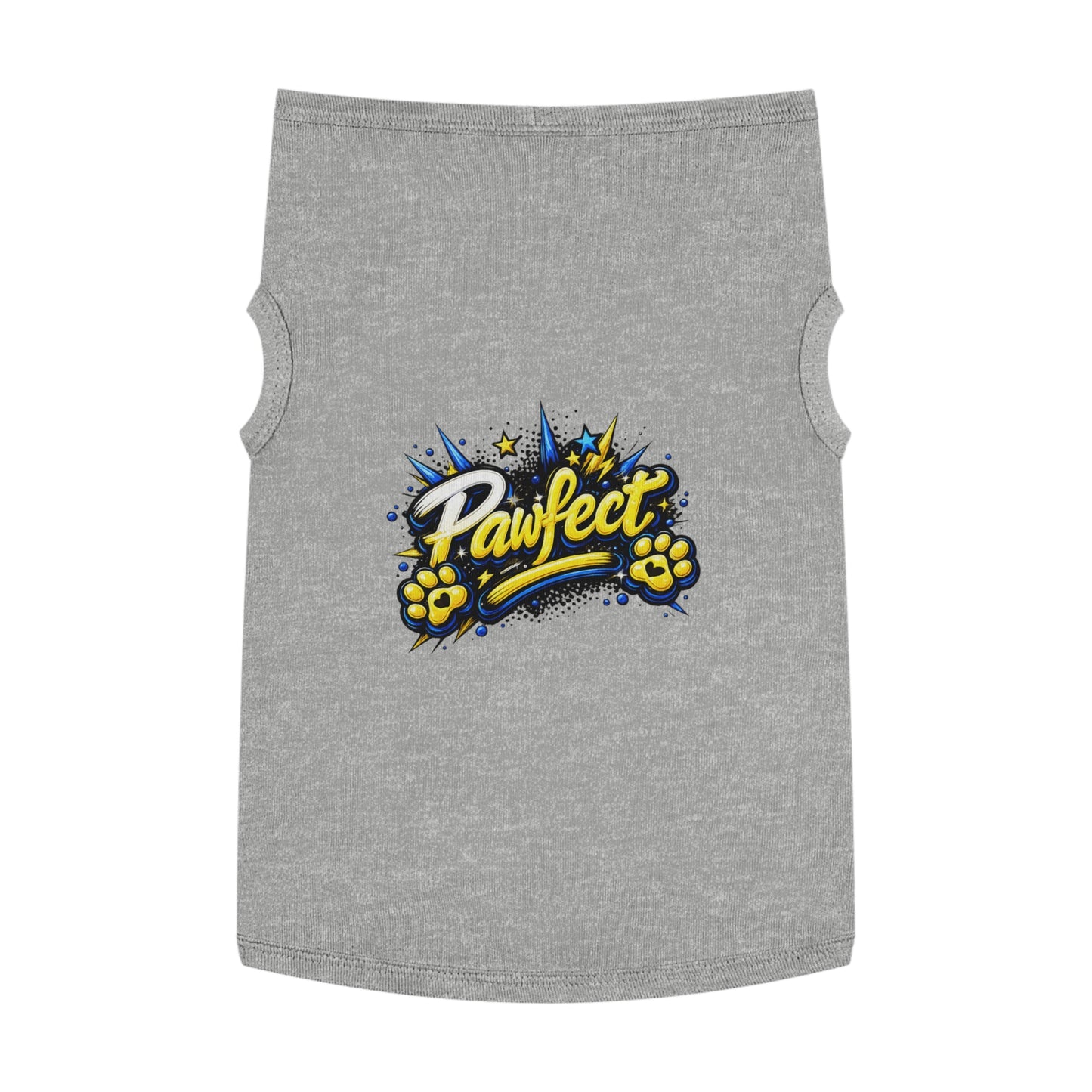 Pawfect Pet Tank Top — Cute Paw Print Dog & Cat Shirt